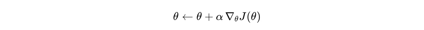 Gradient update formula