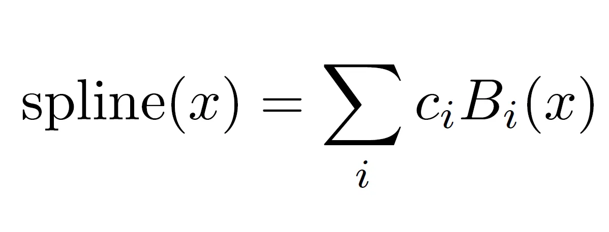 Spline formula